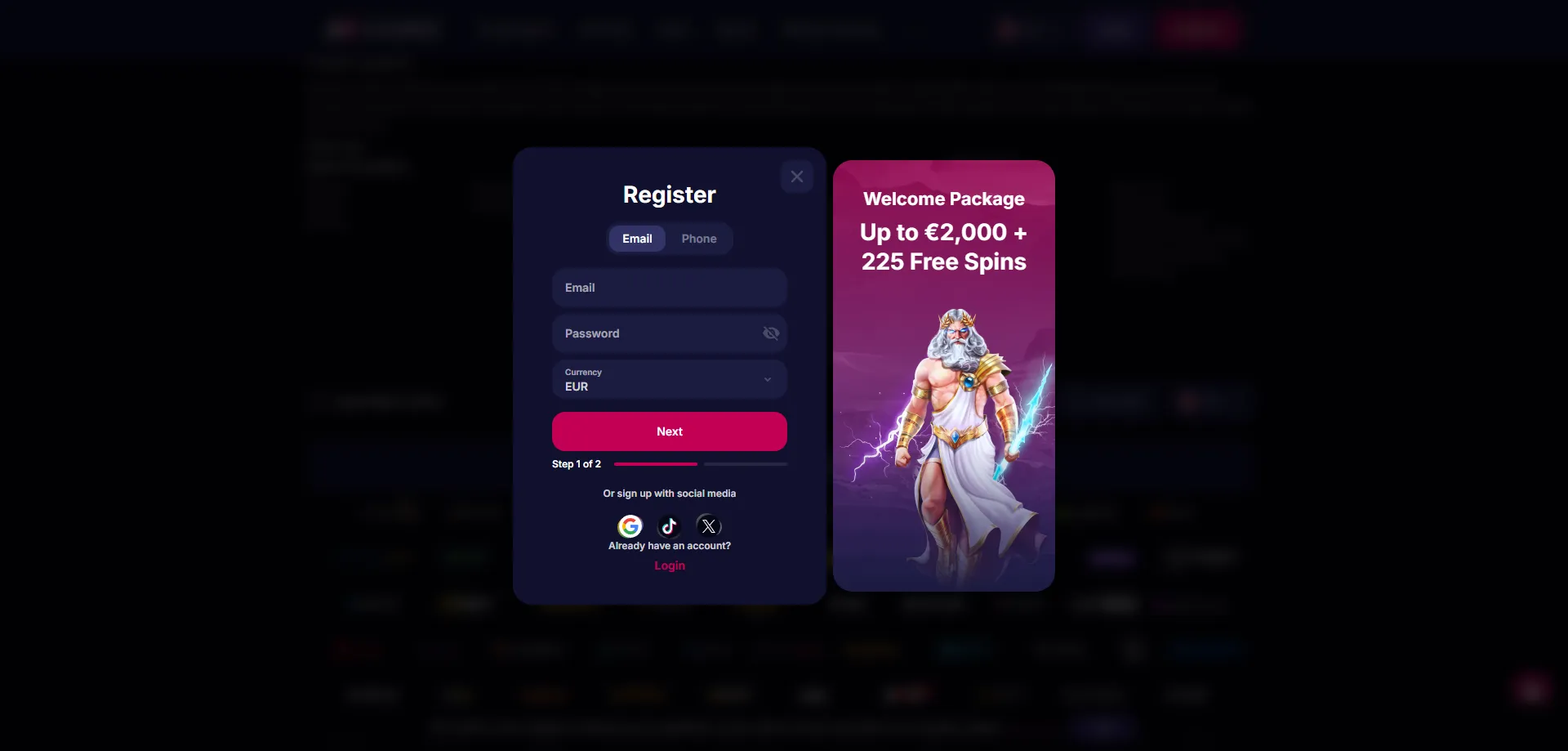 NV Casino registrering trin for trin – opret konto på få minutter